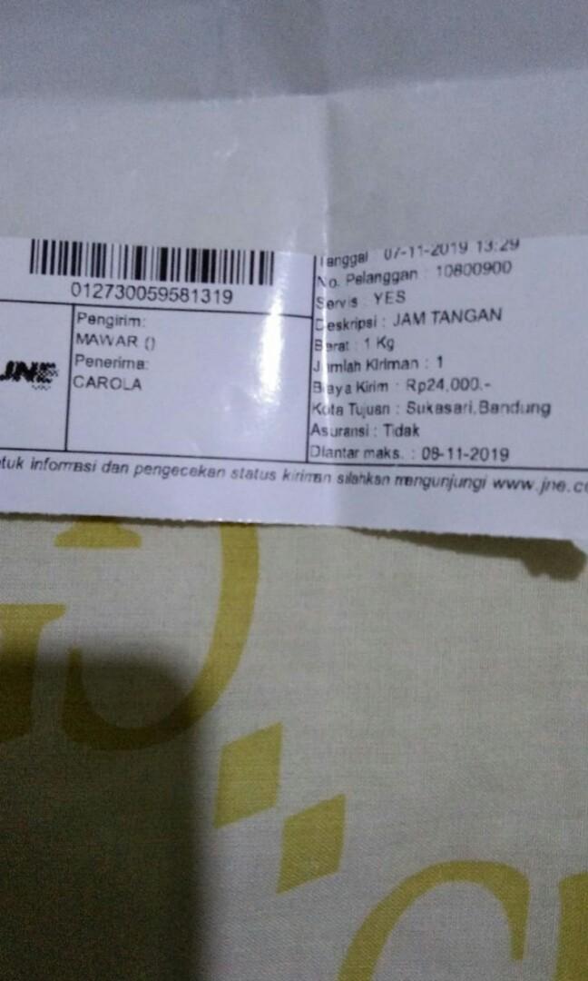 Resi Pengiriman Barang Serba Serbi Others Di Carousell