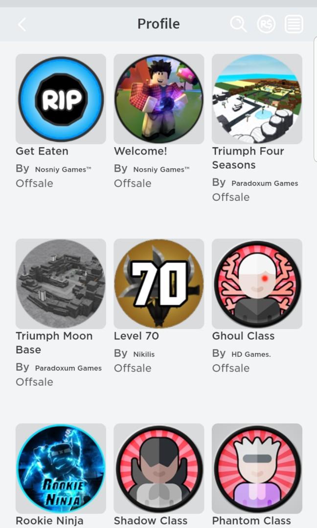 Roblox Account Toys Games Video Gaming Video Games On Carousell