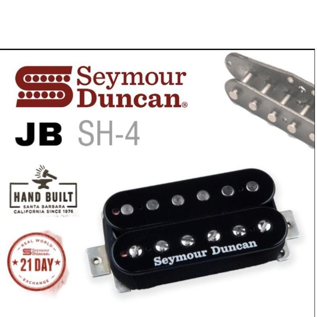 Seymour Duncan Sh 4 Jb Model Humbucker Pickup Black Sh4 Music Media Music Accessories On Carousell