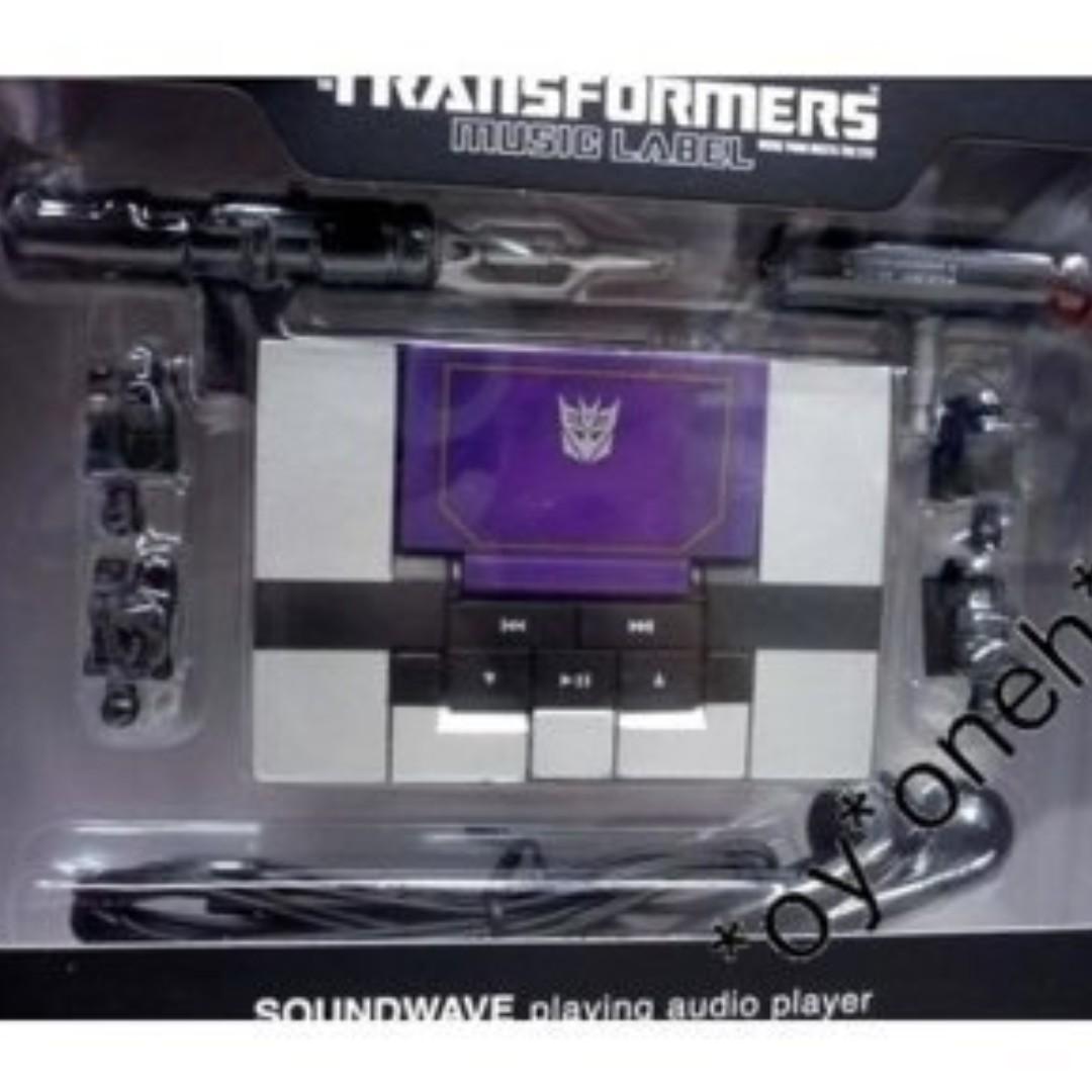 TAKARA TOMY 79162 變形金剛 音波 黑版 TRANSFORMERS MUSIC LABEL SOUNDWAVE MP3