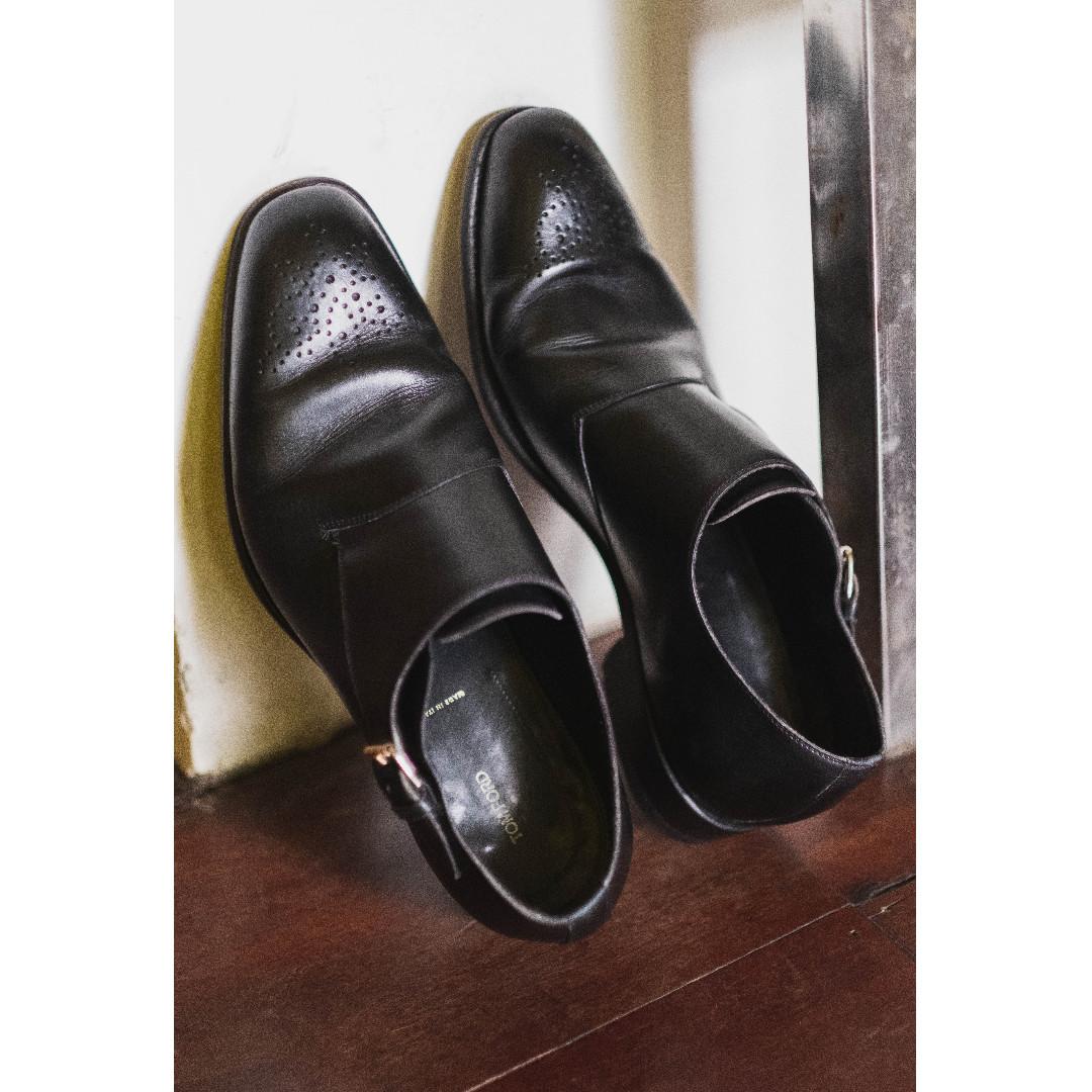 Tom Ford Brogued Single Monk Strap Shoes, Men'S Fashion, Footwear, Dress  Shoes On Carousell