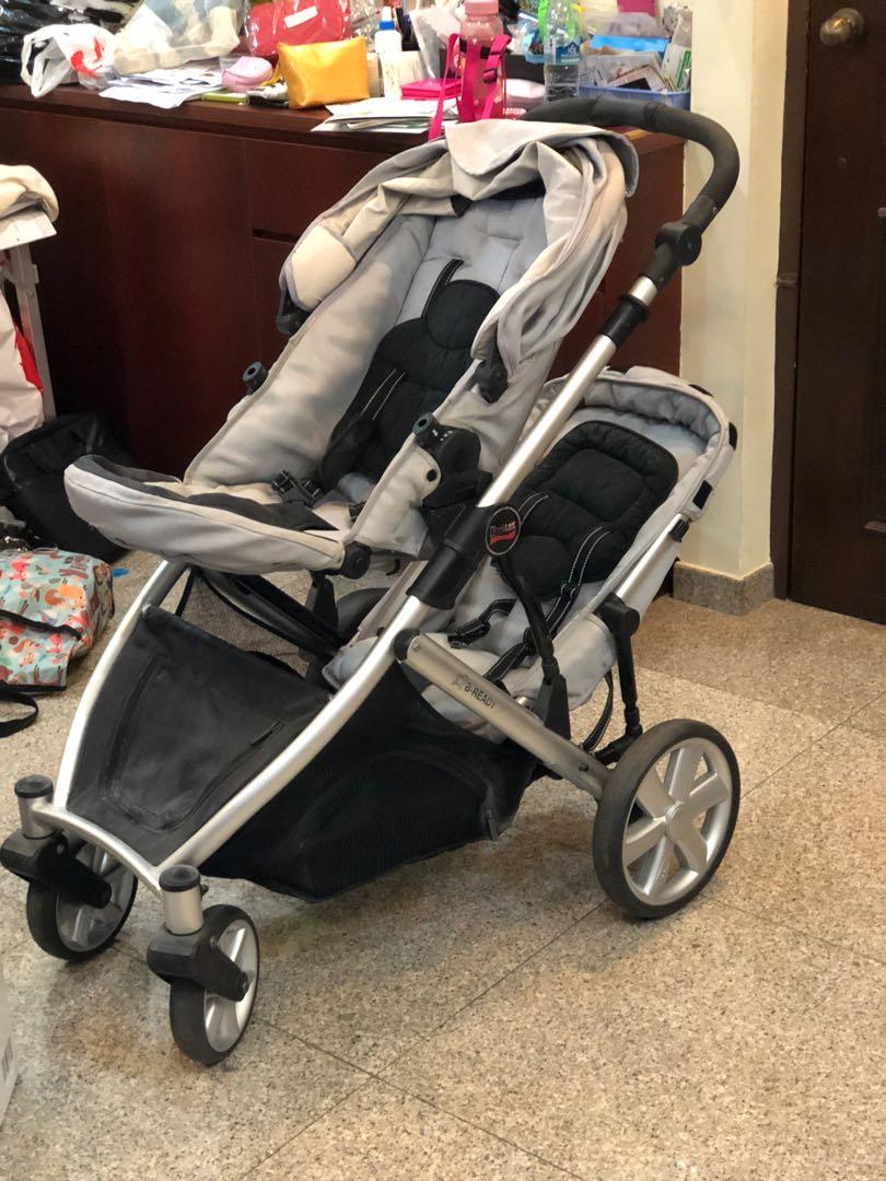 Used britax double stroller hot sale