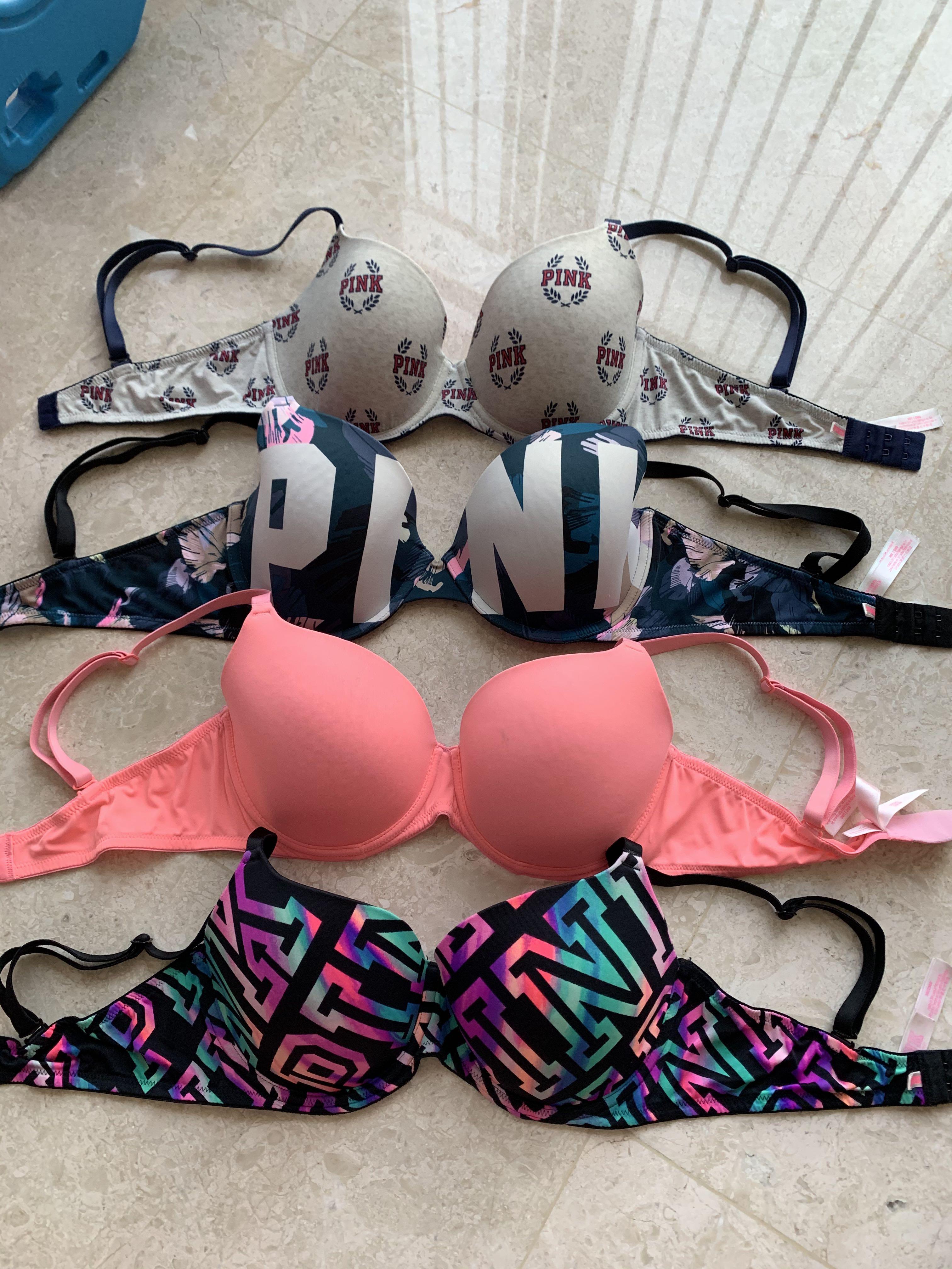 Victoria secret pink bra size 36c #CarouStyle, Women's Fashion, Dresses &  Sets, Traditional & Ethnic wear on Carousell