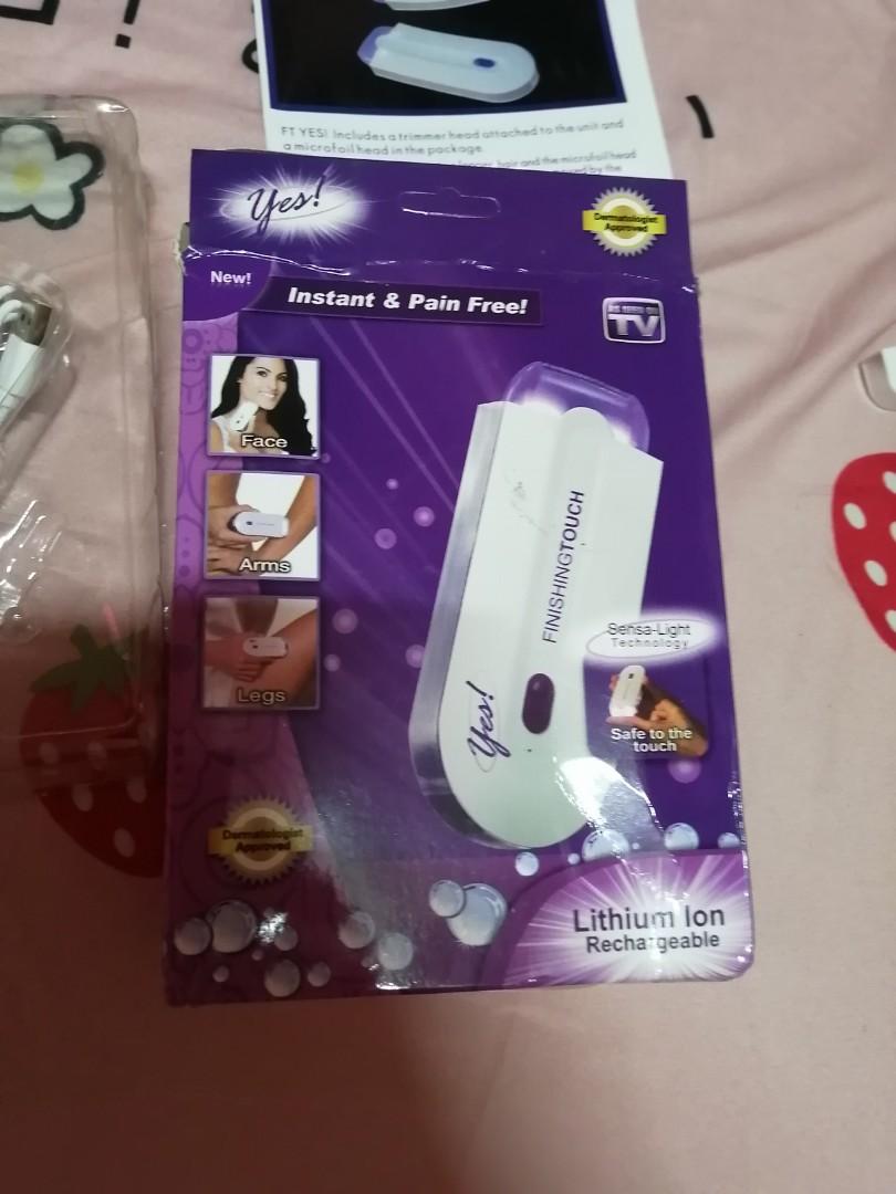 Yes Hair Remover (Category: Hair Removal) located in Makati City. Submitted by lloyd.c1 (Listing ID 263862106, Image 1). Description: Selling as "used" because nakatengga lang sa bahay but this has not been used. This is a hair removing device with Sensa Light technology. -rechargeable -complete parts -with box and instruction Thank you.