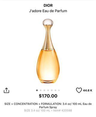 Dior - J’adore Perfume - 100ml