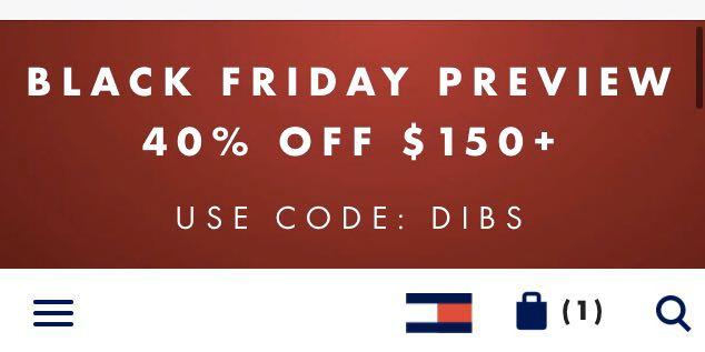 tommy hilfiger black friday