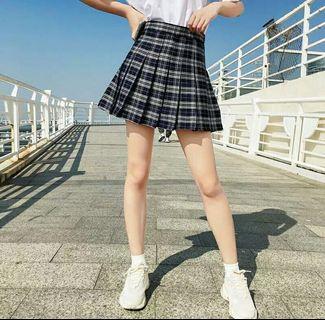 Checkered Scottish Skirt Blue