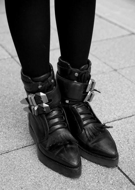 ALEXANDER WANG iconic ffankie fringe boots combat boots booties Women s Fashion Footwear Boots on Carousell