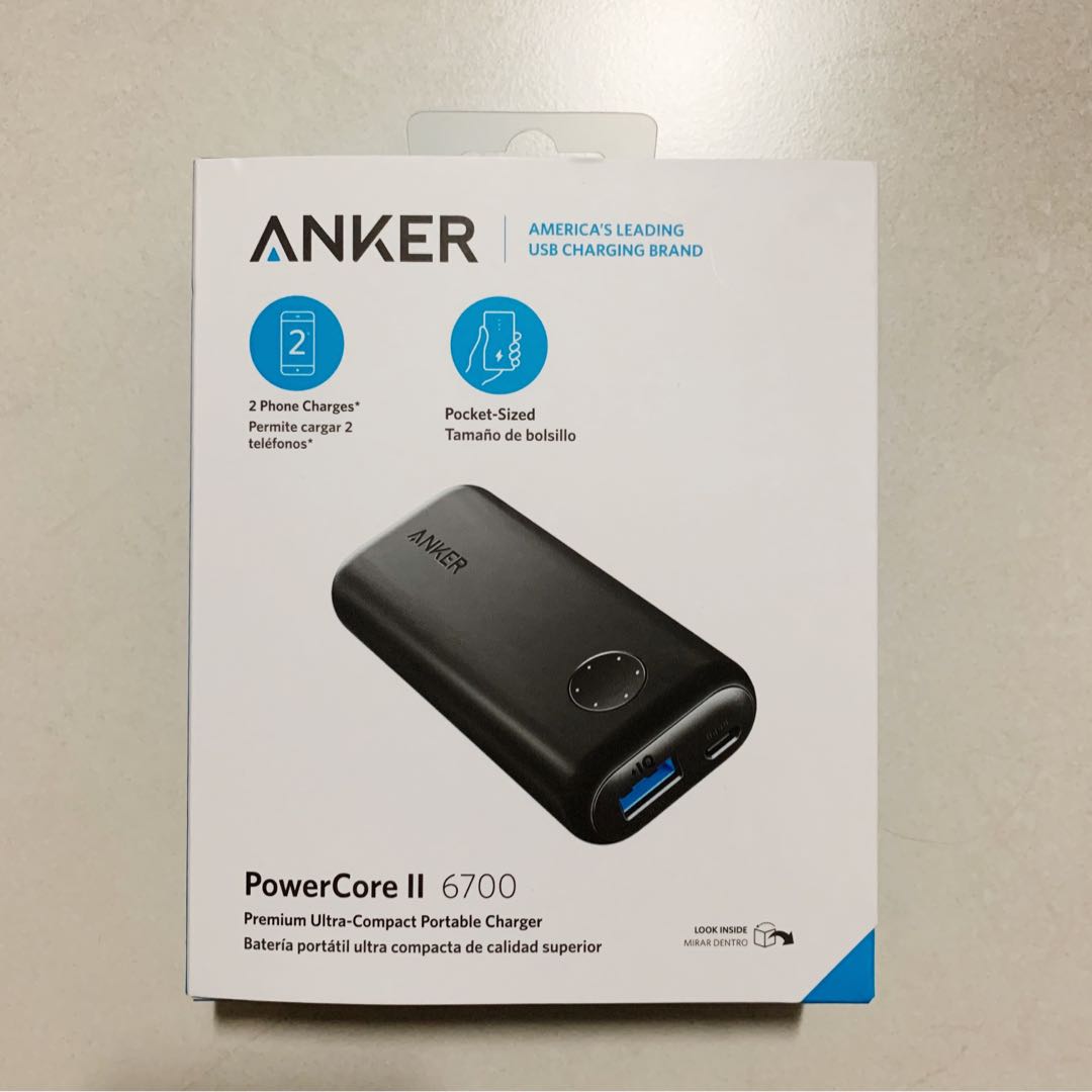 Negotiable Anker Powercore Ii 6700mah Portable Powerbank Mobile Phones Tablets Mobile Tablet Accessories Power Banks Chargers On Carousell