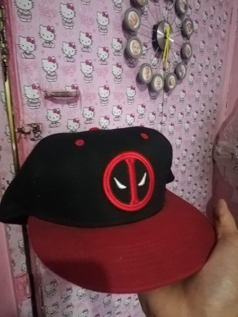 assorted marvel caps (Category: Caps & Hats) located in Manila. Submitted by wadeandrei (Listing ID 264054186, Image 2). Description: deadpool cap black red 850 deadpool cap grey red 850 avengers cap black pink 550 kim cap 250 meetup blumtritt chinese gen puregold jr shipping yes by lbc or lalamove pm or txt m 09153237844.