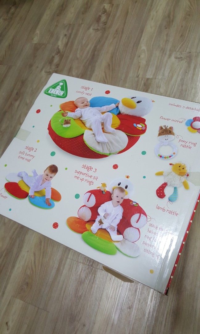 Blossom Flower ELC Flower Mat and Supportive Sit, Babies & Kids