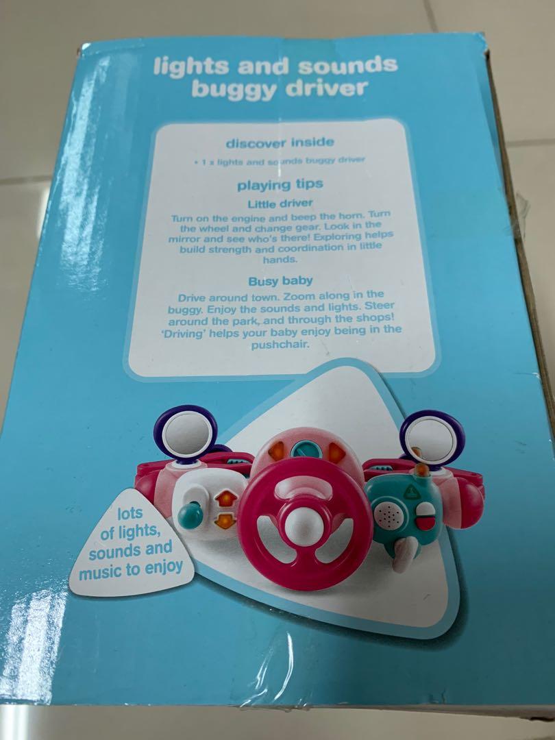 light and sound buggy driver blue