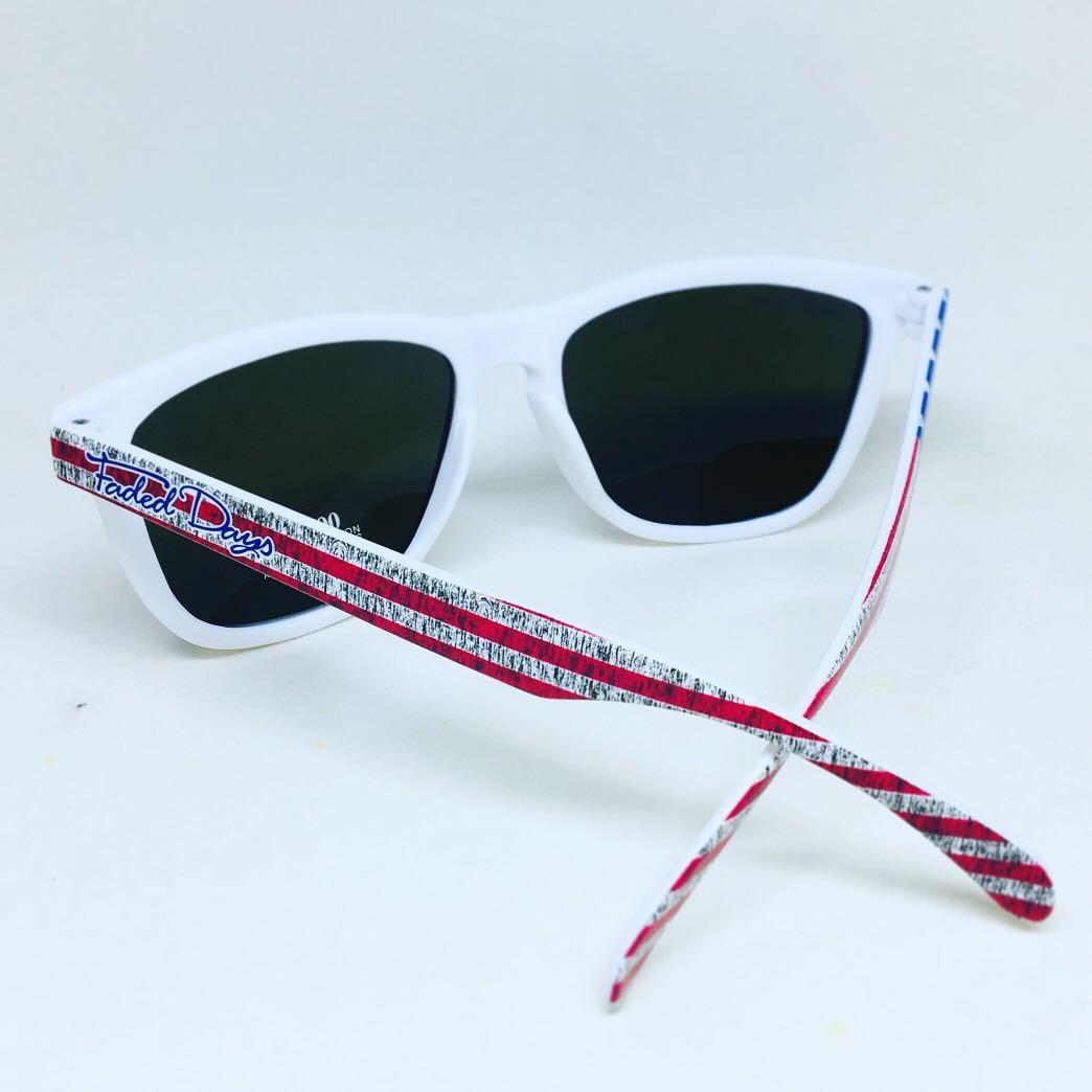 Faded Days American Flag Mirrored Red Men s Fashion Watches