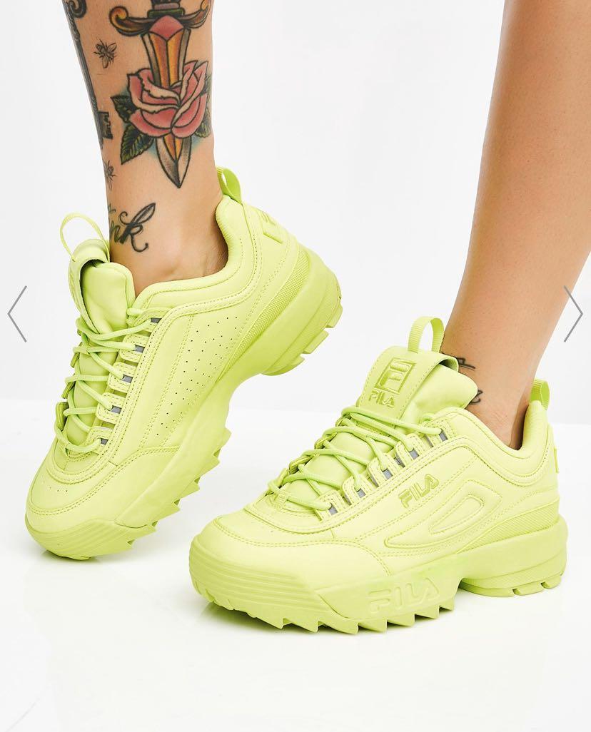 fila disruptor ii green