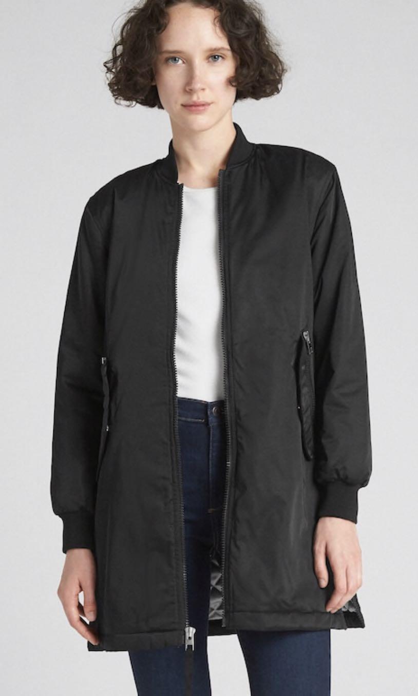 Gap longline shop bomber jacket