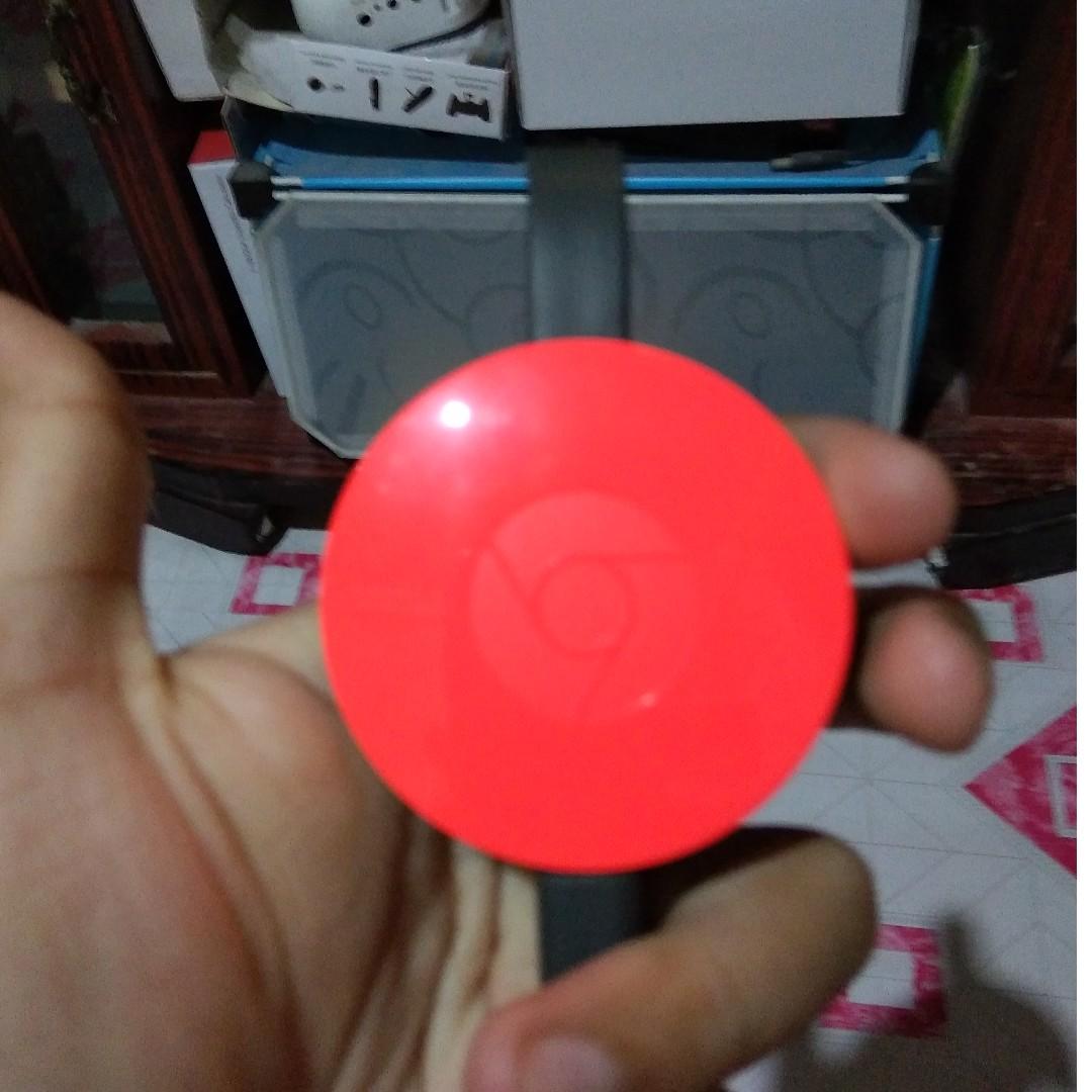 Google Chromecast (Category: Entertainment Systems & Smart Home Devices) located in Manila. Submitted by revbmo (Listing ID 264057364, Image 2). Description: Selling Chromecast used rarely. complete aet with box 1700 mett up Lrt Carriedo/Tayuman.