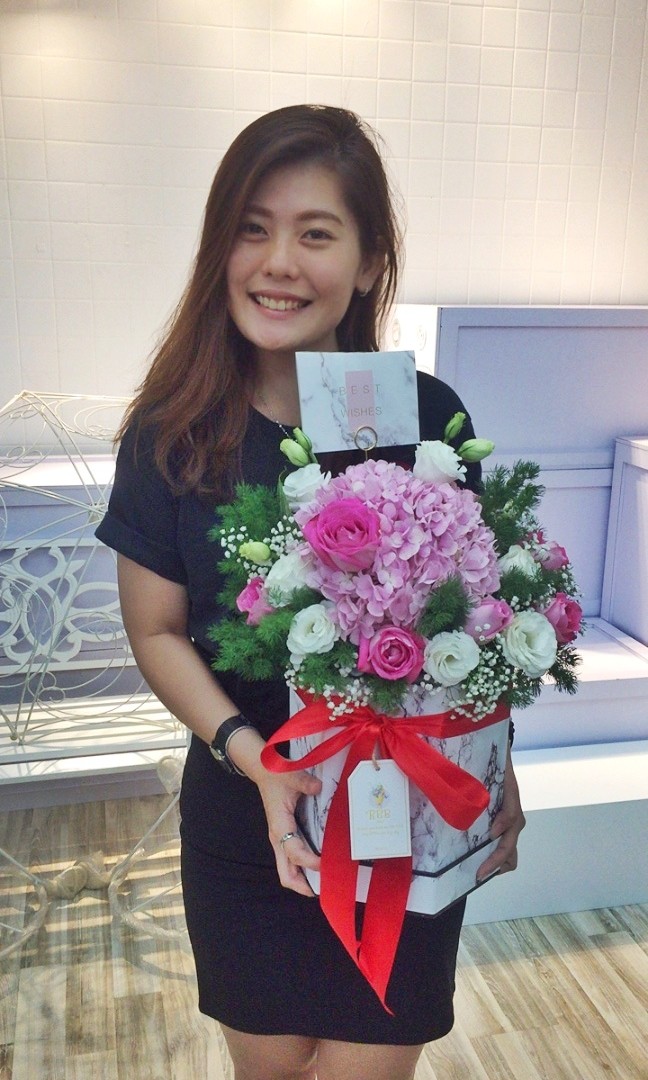 Grand Opening flower box, Hobbies & Toys, Stationery & Craft, Handmade