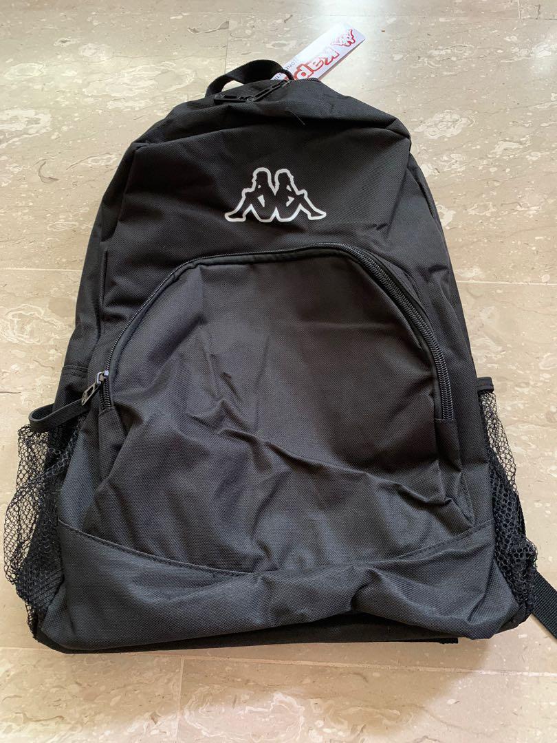 kappa backpack black