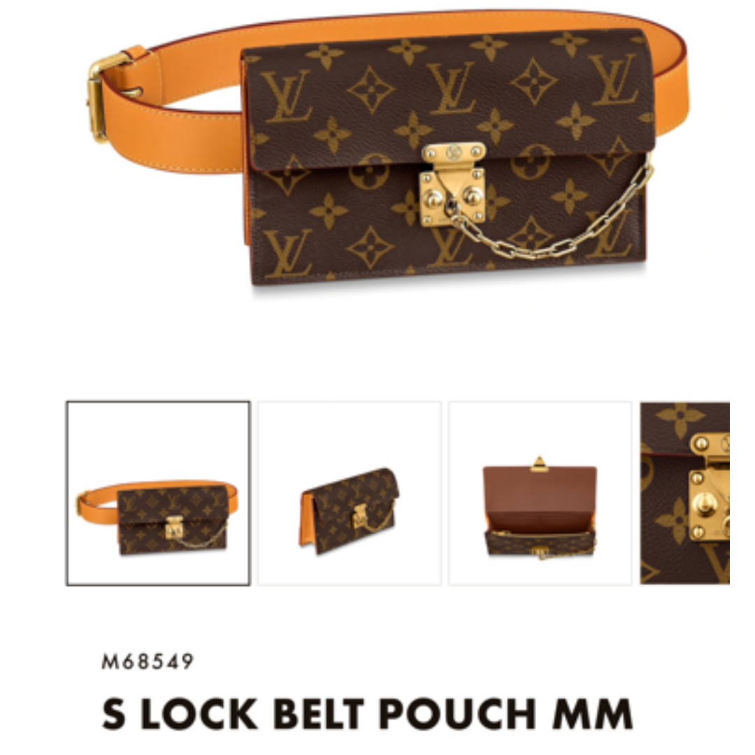 Louis Vuitton LV Virgil Abloh S Lock Belt pouch MM Hermes Gucci