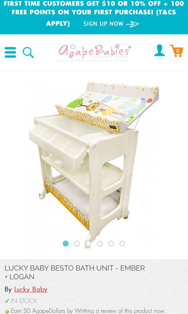 lucky baby bath tub with stand