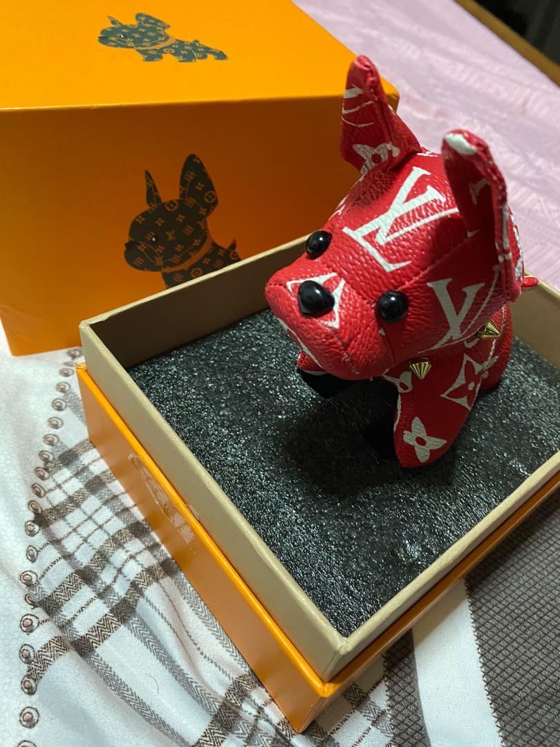 LV dog keychain, Hobbies & Toys, Toys & Games on Carousell