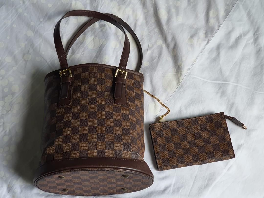 L*V Damier Ebene Marais Bucket Bag (Pre Owned) – ZAK BAGS ©️