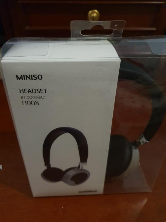 Miniso Bluetooth Headset Model H 008 Elektronik Audio Di Carousell
