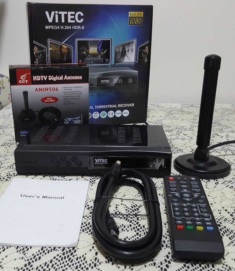 MyTV Decoder with Free Indoor Digital Antenna, TV & Home Appliances, TV & Entertainment, TV