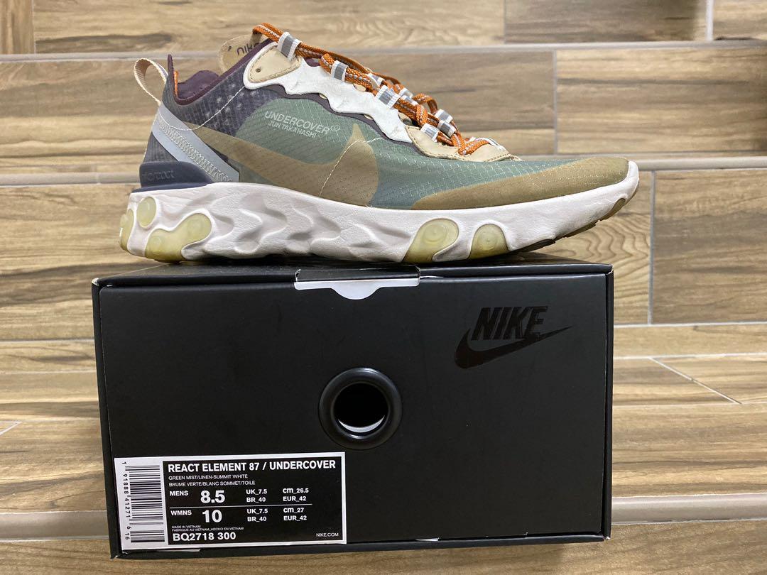 Nike react undercover Men s Fashion Footwear Sneakers on Carousell
