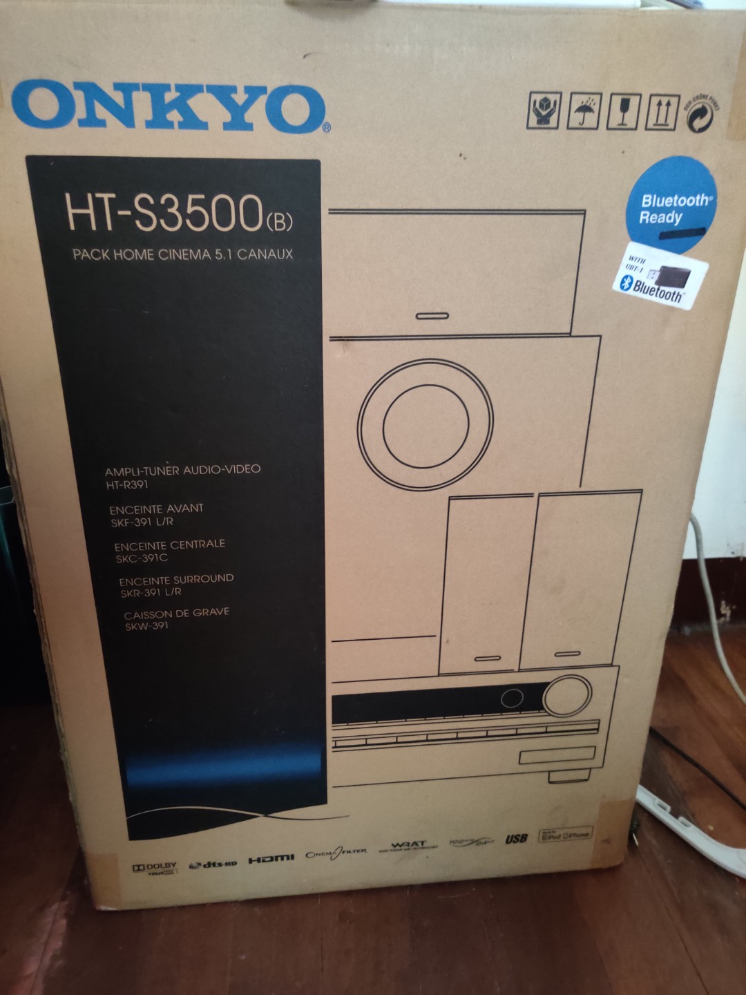 Onkyo HTS3500 Home Cinema 5.1, TV & Home Appliances, TV