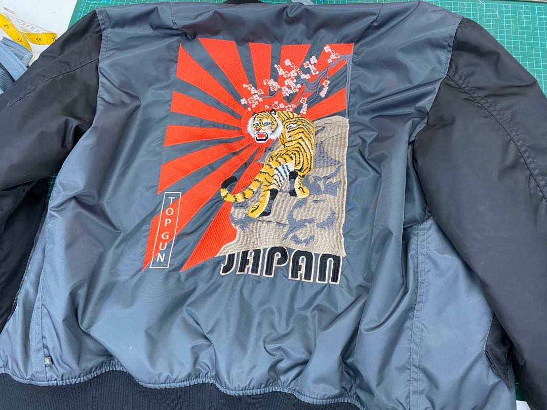 Top gun tiger bomber jacket outlet