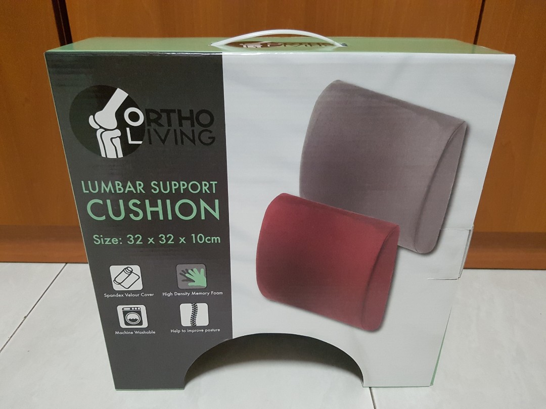BN Ortho Living Lumbar Back Support Cushion, Health & Nutrition