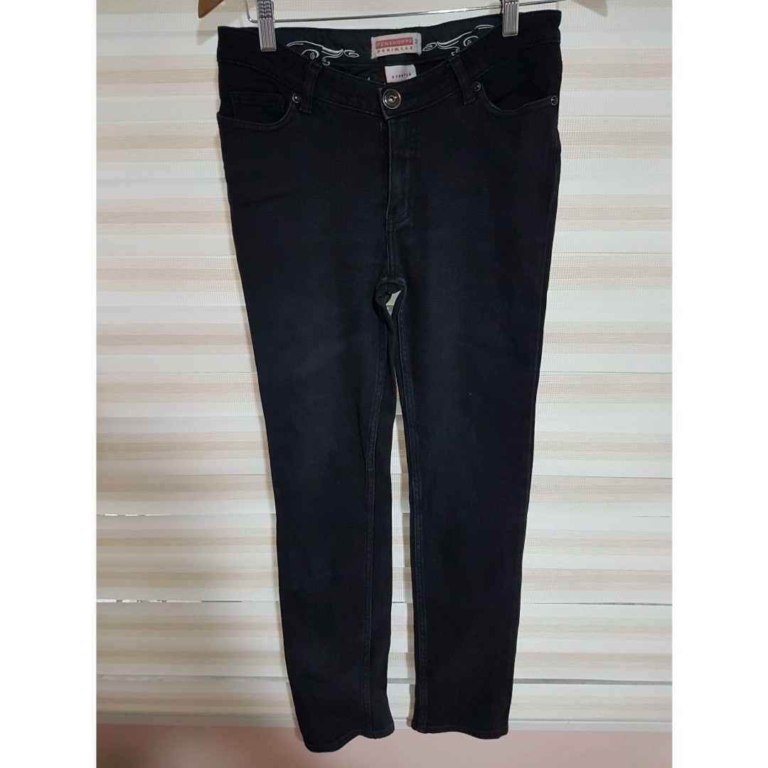 black jeans pants for ladies