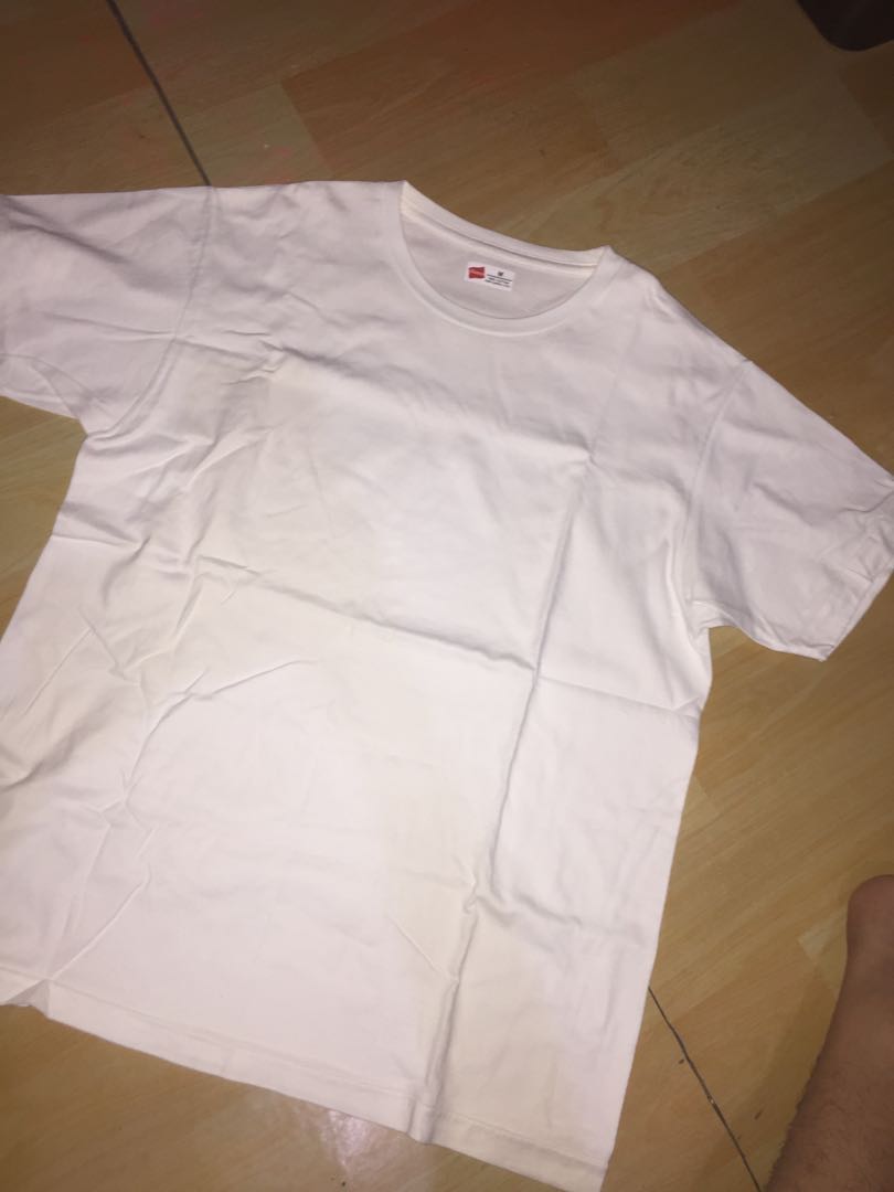 nike plain white tee