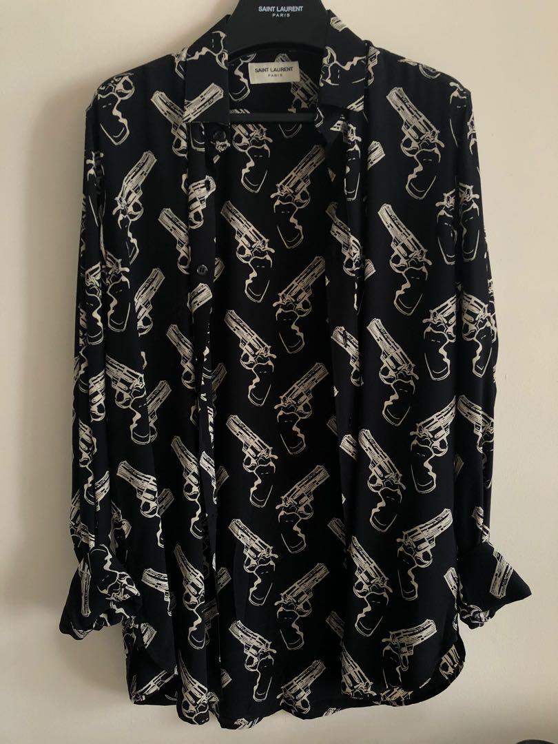 Saint laurent 2025 gun shirt