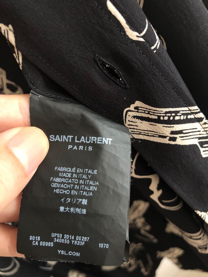 Saint laurent hot sale gun shirt