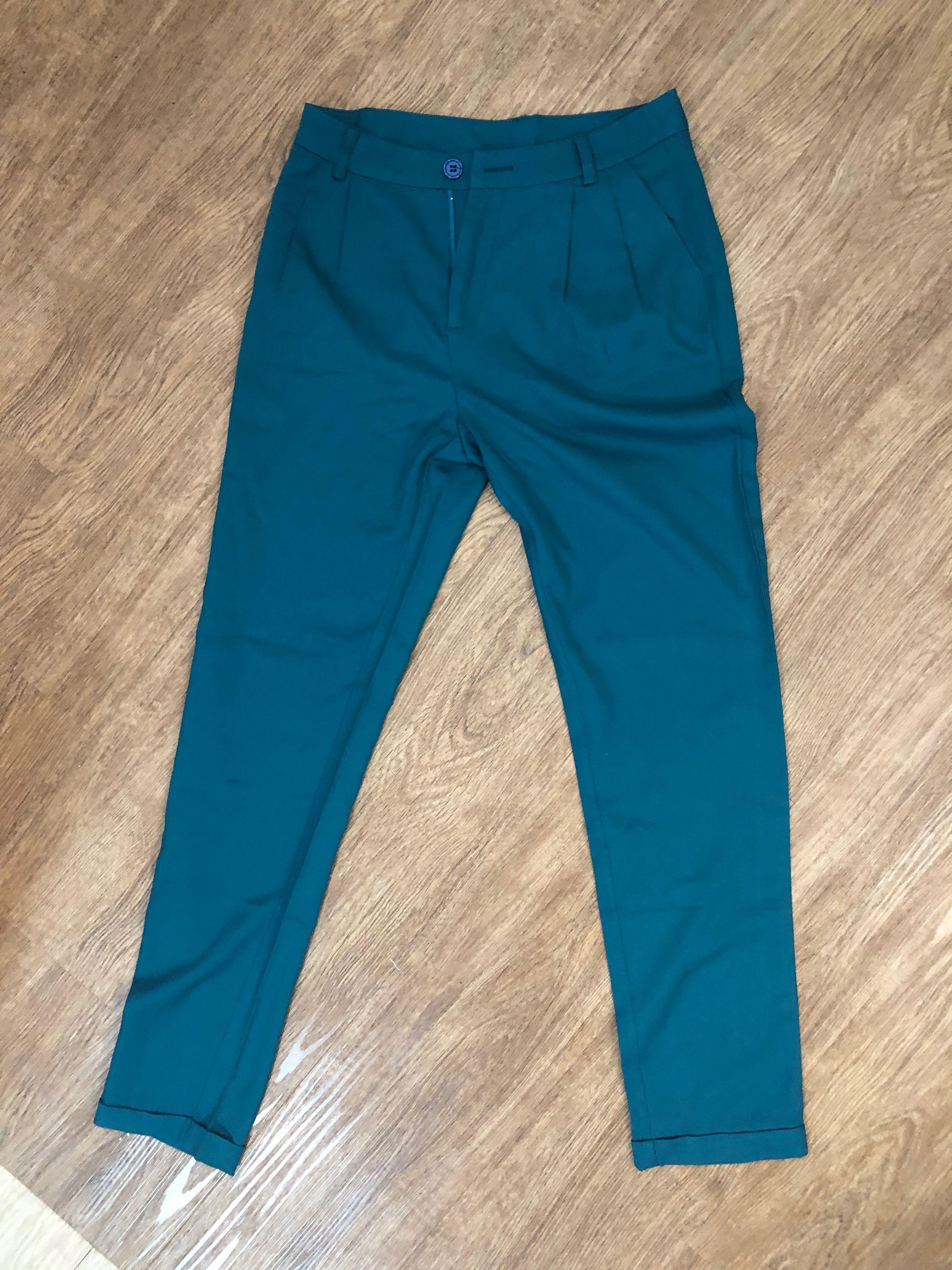 teal work pants