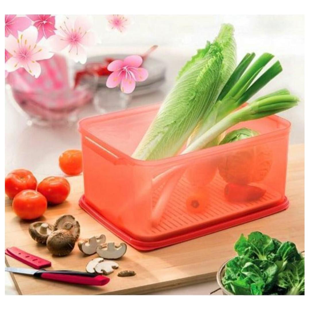 Tupperware Jumbo Modular Keeper 15L (with Grid ), Furniture & Home ...