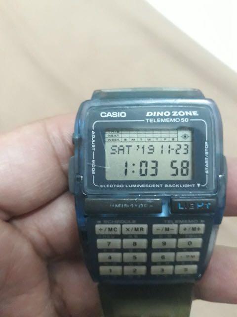 Vintage Casio Databank Dbc 63 Dinozone, Men's Fashion, Watches on Carousell