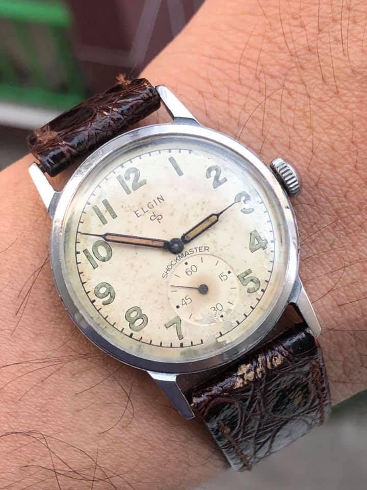 Vintage Elgin military Watch Men s Fashion Watches Accessories Watches on Carousell