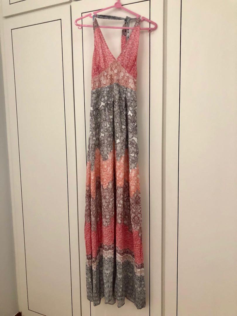 Warehouse floral maxi dress online