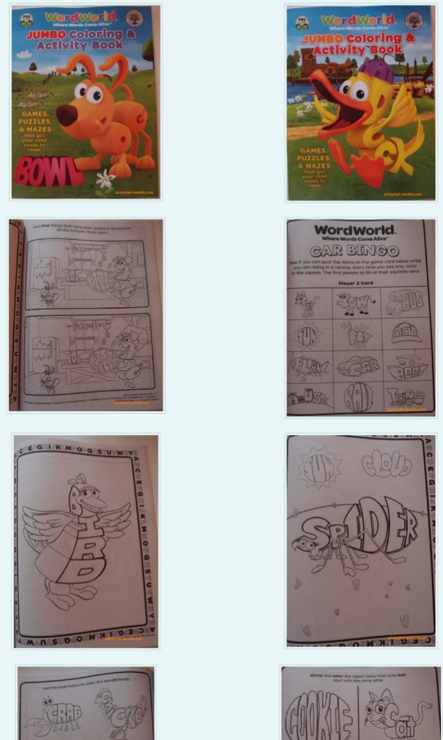 Wordworld Activity Books Hobbies Toys Books Magazines Children S Books On Carousell
