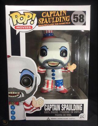 Funko pop Captain Spaulding horror collection
