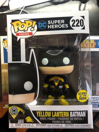 Funko Pop Batman Yellow Lantern GITD DC heroes