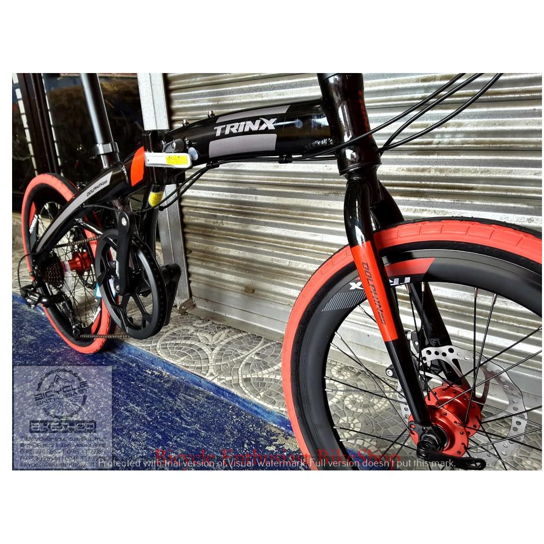 2020 Trinx Dophin 2.0 Folding Bike NOW! with Colored Hubs ...