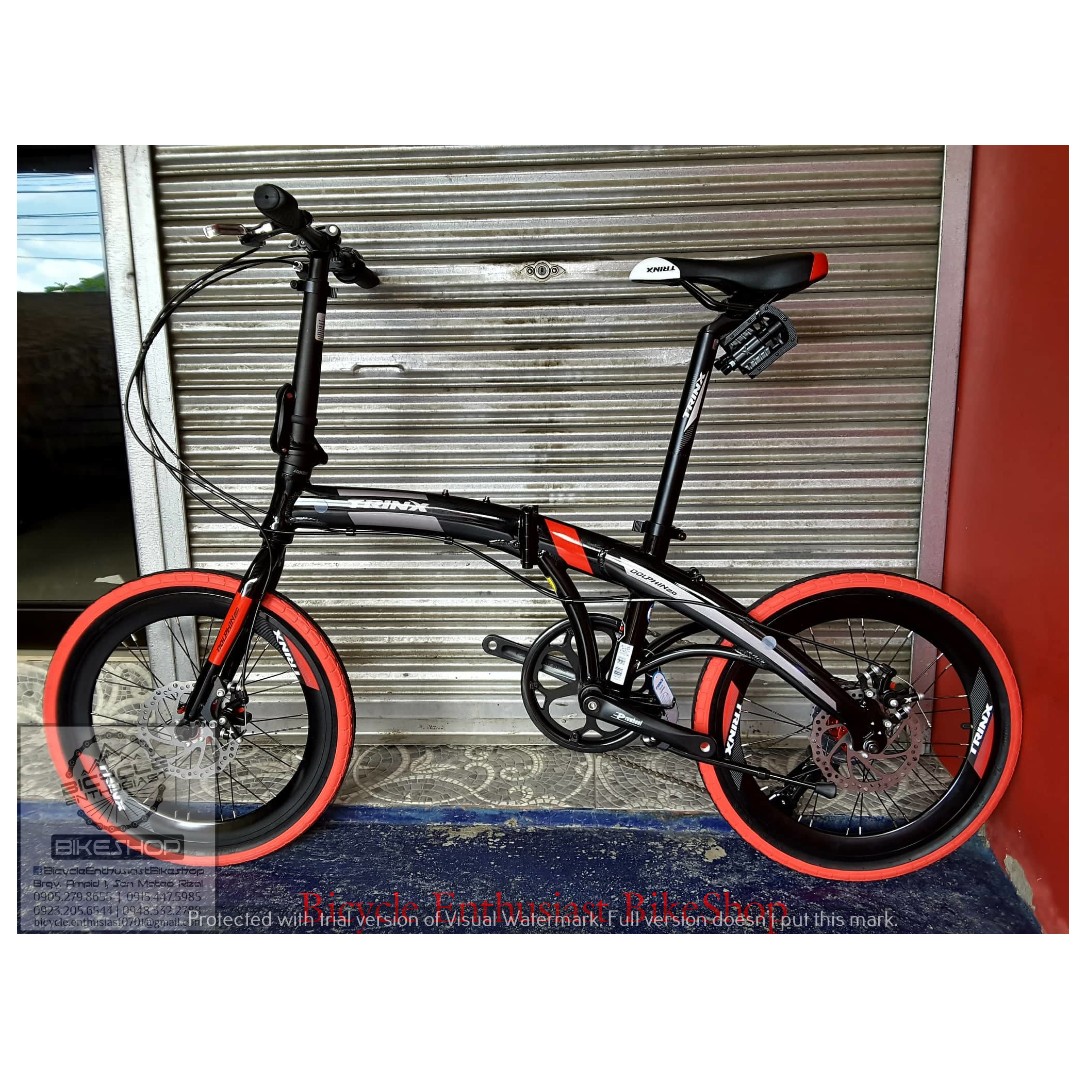 trinx folding mountain bike