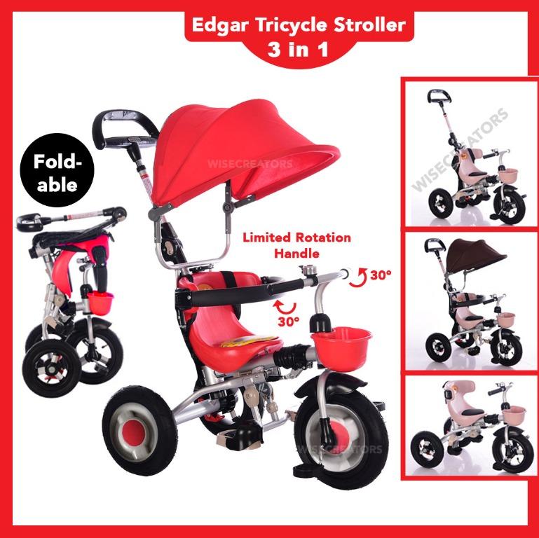 foldable tricycle stroller