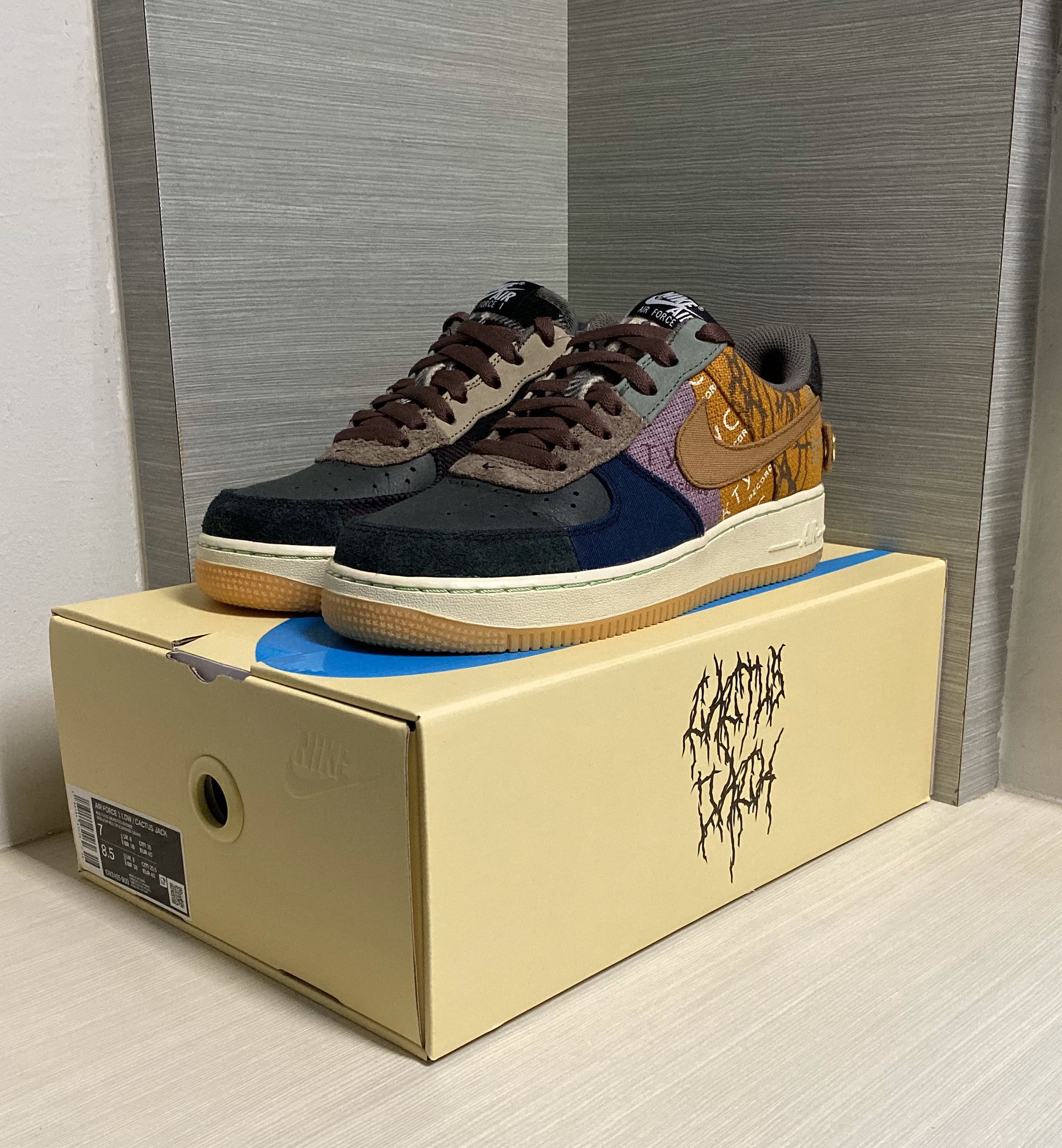 Air Force 1 Low Travis Scott Cactus Jack, Men's Fashion, Footwear ...