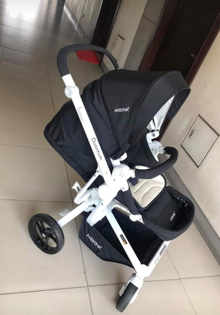 kiddicare slate grey compact stroller