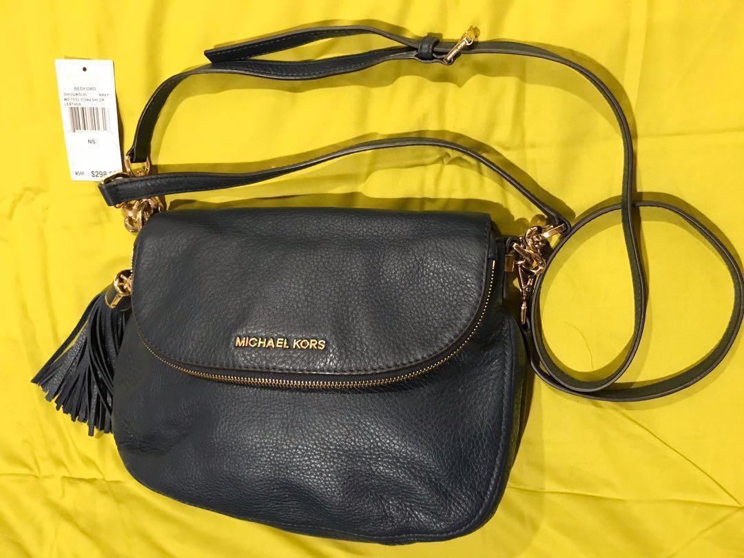 Authentic Michael Kors Bedford Tassel Bag Women s Fashion Bags
